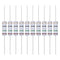 YOKIVE 30 Pcs Metal Oxide Film Resistors, Axis Lead Resistor for Electric Power Equipment, Grey, 2W