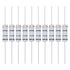 YOKIVE 30 Pcs Metal Oxide Film Resistors, Axis Lead Resistor for Electric Power Equipment, Grey, 2W