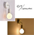 Senmubery Country Antique Iron Simple Wall lamp American Restaurant Bar Corridor Aisle Wall Sucker Wall lamp