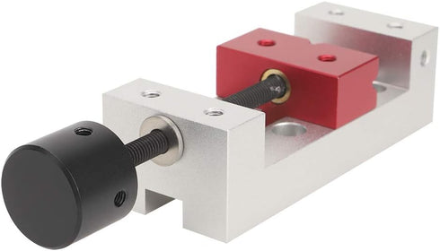 50mm Mini Flat Clamp, Table Flat Clamp, Aluminum Mini Drill Press Vise Clamp for DIY Sculpture Craft Carving
