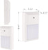 Pack 12W 1000 5000K, 1-Pack YoonLIT LED Outdoor Wall Light Dusk to Dawn Photocell, Waterproof for Porch, Garage