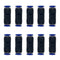 zjxed 4mm OD Pneumatic Quick Connector Push to Connect Fittings, Straight Pneumatic Push Fitting, Pack of 10