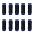 zjxed 4mm OD Pneumatic Quick Connector Push to Connect Fittings, Straight Pneumatic Push Fitting, Pack of 10