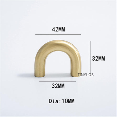 SMOKT 1Pcs C-3930-32) Brass Long Furniture Handles Wardrobe Kitchen Cupboard Cloakroom Bedside Cabinet Handle Bedroom