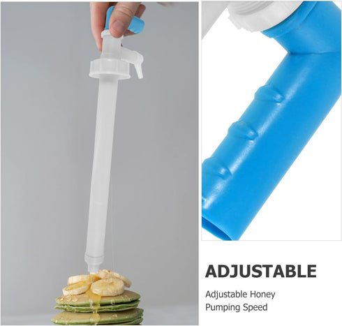 18.5 Inch SHOWERORO Manual Honey Extractor Honey Filling Pump Beekeeping Equipment for Efficient Transfer and Syrup