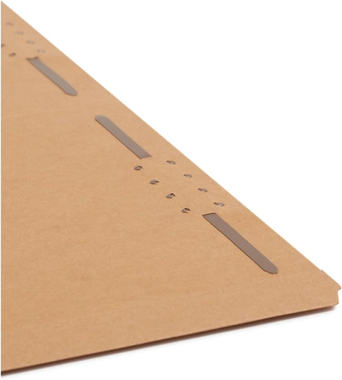 Smead Fastener File Folder, 2 Fasteners, Reinforced Straight-Cut Tab, Kraft, Legal Size, 50 Per Box (19813)