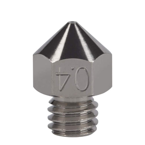 MK8 Plated Copper Nozzle - Non-Stick High Performance 0.4mm Compatible with 1.75mm Creality CR-10, Ender 3 Pro, 3D