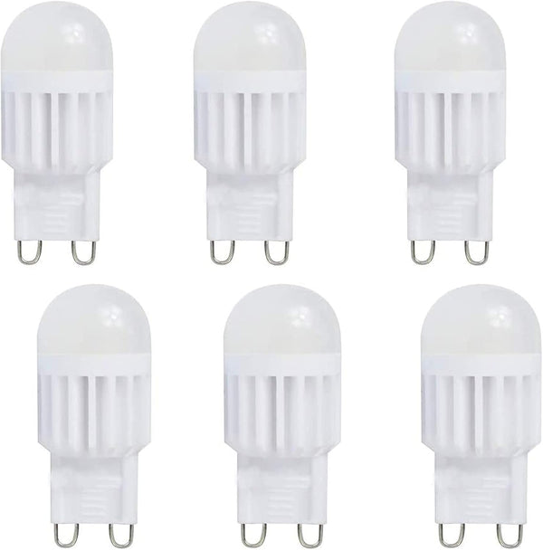 Lxcom Lighting G9 LED Bulb 3W Dimmable Chandelier Light Bulbs 30W Halogen