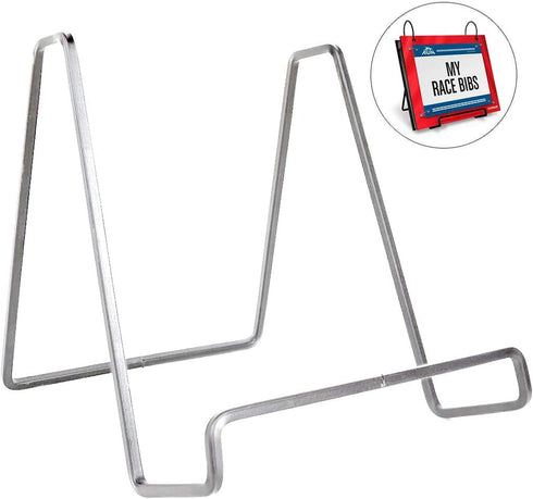 Album 5 7 6 Gone For a Run BibFOLIO Race Bib Display Stand | Silver | x x