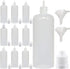 NANSHINE LDPE Plastic Dropper Bottles - Empty Squeeze Liquid Eye Dripper Containers with Child Resistant Cap (100ML x10)