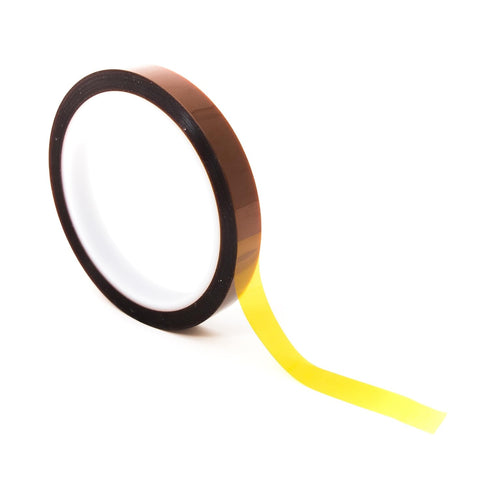 High-Temperature Polyimide Masking Tape, 1 Mil Thick, 1/2 Inch x 36 Yards, UL Recognized