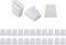Tufeifrank 25pcs Hard Rubber Feet for Sink Grid Sink Protecter White Rubber Wire