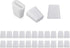 Tufeifrank 25pcs Hard Rubber Feet for Sink Grid Sink Protecter White Rubber Wire