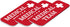 Signs ByLITA 1 3" (10 Pack) Medical Team x Medical Office Name Tag/Badge, Red