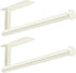 ASTOFLI 2 Pack White Paper Towel Holder Wall Mount, Under Cabinet Self Adhesive No Drilling