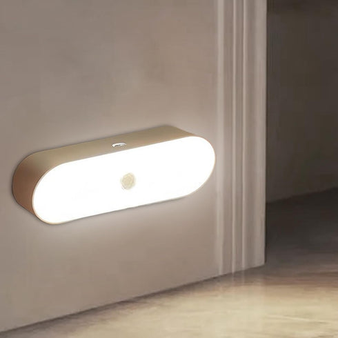 Generic Motion Sensor Light, Rechargeable Magnetic Cordless Nightlight Lamp for Indoor Home, Bedroom, Hallway, Kitchen