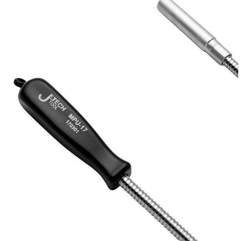 Jetech Flexible Magnetic Pick Up Tool, 20 Inch Flexible Retrieval Tool with Strong Magnet, 16 Inch Bendable Shaft, Ergonomic Grip Handle