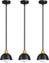 Industrial Kitchen Pendant Light Fixtures: 3 Pack 6 Inch Metal Modern Chandelier