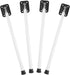 UKCOCO Foldable Small Metal Desk Legs 26cm with Horsehoof Feet, Adjustable Heavy