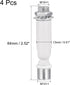M10 M12 Pack 4 MECCANIXITY Sloped Ceiling Adapter Swivel Thread, for Chandelier Ceiling Pendant Light, White