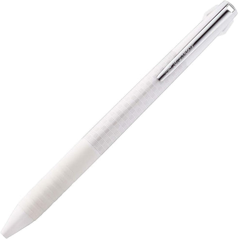 Uni Jetstream Slim Compact Ballpoint Pen, 3 Colors (Black, Red, Blue) 0.5mm, White Body (SXE3JSS05.1)