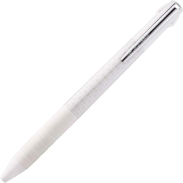 Uni Jetstream Slim Compact Ballpoint Pen, 3 Colors (Black, Red, Blue) 0.5mm, White Body (SXE3JSS05.1)