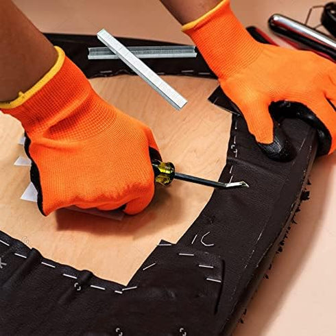 Heavy Duty Staple Remover Tool for Upholstery, Construction Staple Puller Tack Lifter for Removing Nails and Tacks
