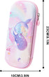 Pencil Case for Kids Girls 3D Whale, Large Capacity Waterproof Pencil Box with Compartments for School and Kindergarten