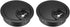 uxcell Cable Hole Cover 2" Zinc Alloy Desk Grommet for Wire Organizer, 2 Pcs (Black)