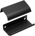12Pcs 80mm/3.15" Mount Finger Edge Pull, Aluminum Concealed Handle for Home Kitchen Door Drawer Cabinet