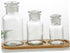1pc Clear Reagent Bottle, Powder Container for Liquid Storage, Lab Vials, Small Apothecary Jars