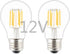 DC 12V-24V Low Voltage Input LED Bulb, Classic A19 Style, 6W 600Lm, Dimmable E26 Medium Base, 2 Pack