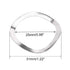 uxcell 10Pcs 304 Stainless Steel Wave Spring Washer - 0.98" x 1.22" x 0.01" for Screw Bolt