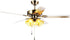 2Pcs 12 inch Ceiling Fan Pull Chain Extenders with Charm Pendant - Vintage Hollow-Out Bronze Pull Chains for Ceiling