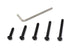 iexcell 100 Pcs M4 x 20/25/30/35/40 Alloy Steel Hex Socket Button Head Cap Screws Assortment Kit
