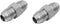 (2-PACK) 2403-06-06 Hydraulic Hose Adapter Fitting, 3/8" Male JIC 37° Flare to 3/8" Male JIC 37° Flare, Carbon Steel