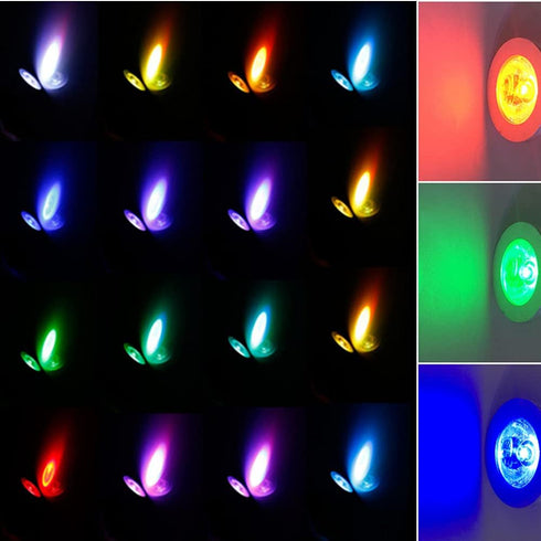 OMTO GU10 3W RGB Color Changing Spotlight, Dimmable, with IR Remote Control, Pack of 5