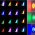 OMTO GU10 3W RGB Color Changing Spotlight, Dimmable, with IR Remote Control, Pack of 5