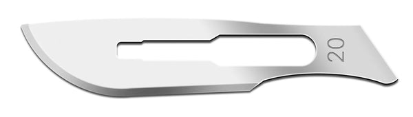 IMS IMS-CBLD20 Scalpel Sterile Blades #20 Carbon Steel, Individually Foil Wrapped, Box of 100