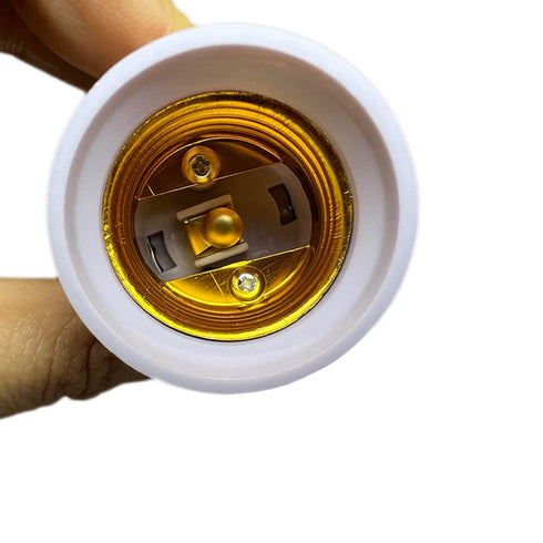 E26 Socket Extender, 2.56 inch E26 to E26 Standard Medium Base Extension Socket Adapter, 3 Pack Lamp Holder