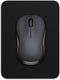 Dapesuom Small Mouse Pad, 6 x 8 Inch Thick Rubber Non-Slip Portable Mini Mat for Office and Travel, Black