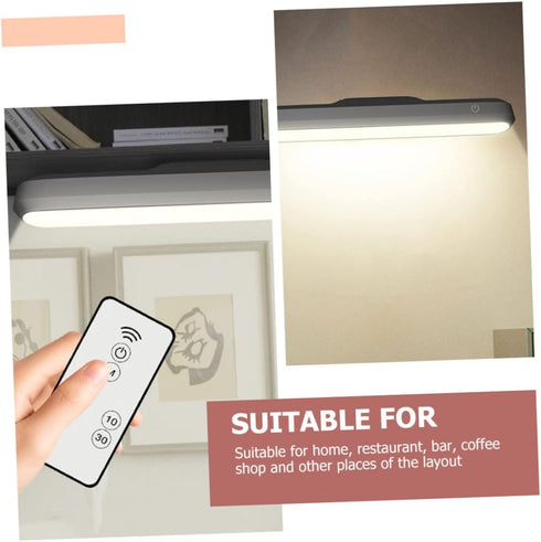 Closet Dimmable LED Night Light for and Bedside USB Rechargeable Under Cabinet Light with Remote Control Color