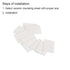 PATIKIL Alumina Ceramic Sheet Cooling Pad, 30pcs High Hardness Insulating Sheet for MOS Transistor, 20x14x1mm