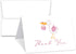 Baby Girl Pink Stork Thank You Greeting Cards, 25 Pack with Envelopes, Baby Shower Invitation Celebratory Gift Cards –
