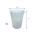 Maryland Plastics L-1270 Graduated Polypropylene Disposable Beaker, 600 mL, Pack of 25