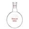 StonyLab 500 ml Short Neck Round Bottom Flask, Borosilicate Glass, 24/40 Joint
