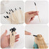 Framendino 50 Pack Sanding Sticks, Fine Detailing Sanding Twigs, Sandpaper Cleaner Stick for Woodworking and Plastic