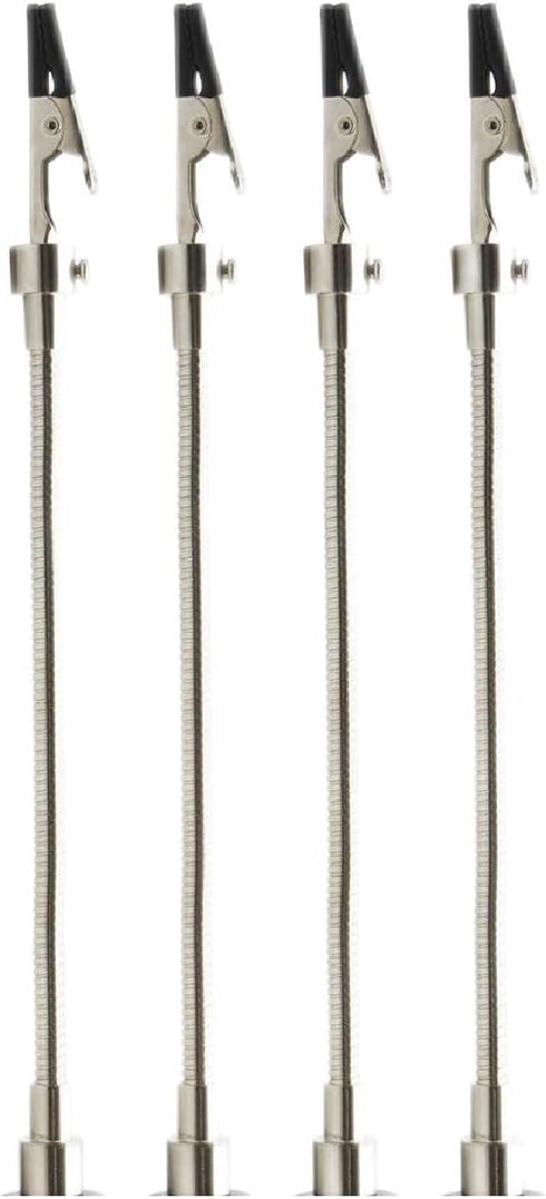 4-Pack Helping Hands Soldering Clamp, Adjustable Soldering Clip with Flexible Gooseneck Metal Arms