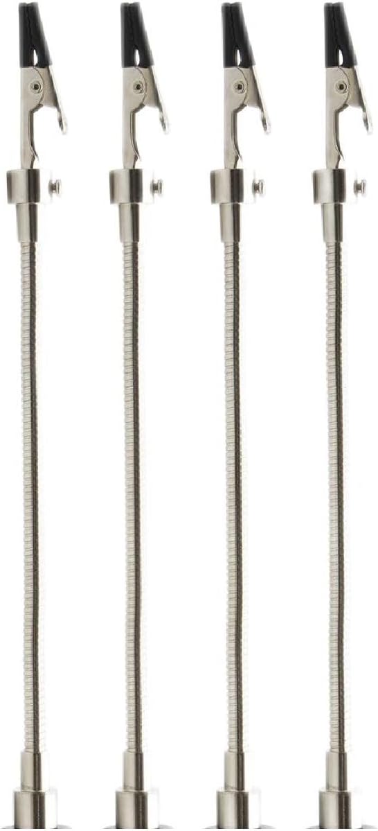 4-Pack Helping Hands Soldering Clamp, Adjustable Soldering Clip with Flexible Gooseneck Metal Arms