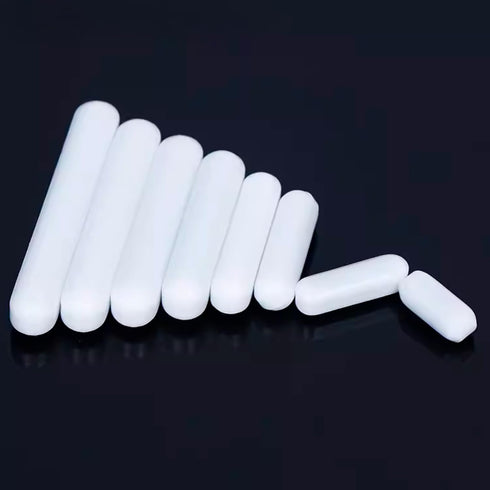 10Pcs PTFE Magnetic Stir Bar, 40mm/1.57 inch Magnetic Stirrer Mixer Stir Bar